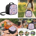 thumbnail image 6 of Uorisanigo 4pcs Purple Butterfly Mandala Backpack Set with Lunch Bag Pencil Case Pen Case Water Bottle Holder, 17″ Sport Bookbag Travel Back Pack for Elementary Middle School Kids Teens, 6 of 7