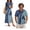Coconut Tree Blue, variant on Matching Beach Outfits for Couples Retro 70s Flower Power Dress Mens Beach Shirts Summer Dresses for Women Hawaiian Shirt for Men Sleeveless Dress