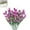 Purple, variant on QZS 15.8In Fake Tulips,Pink Tulips Artificial Flowers for Wedding,Reusable Real Feel Flowers for Floral Arrangements,Wedding(6Pack)