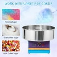 thumbnail image 6 of Cotton Candy Machine, 1030W Electric Candy Floss Maker With Stainless Steel Bowl & Sugar Scoop for Commercial & Home Use, Blue, 6 of 7