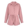 thumbnail image 3 of Bixock Maternity Pants,Womens Over The Belly Pants,Women's Maternity Clothing Two-piece Loose Striped Off Shoulder Shirt Top Shorts Set, 3 of 7