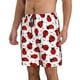 thumbnail image 2 of Balery Ladybug And Heart Traje de Baño Estilo Hawaiano para Hombre, Shorts de Secado Rápido con Bolsillos-Medium, 2 of 6
