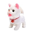 thumbnail image 1 of Juguete eléctrico de peluche para gato, peludo, para la hora de dormir, regalo de cumpleaños y vacaciones. blanco, 1 of 9