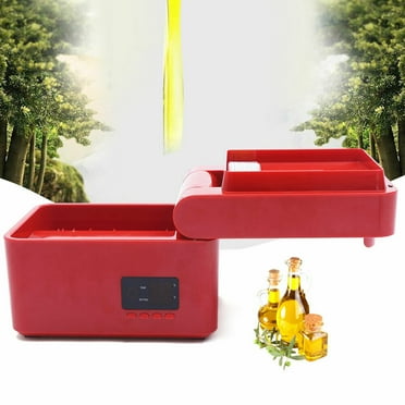 Automatic Oil Press Machine Stainless Steel Oil Extractor Machine Nuts Seeds Oil Presser Durable Automatic Seed Oil Press Machine for Peanut Soybean Rapeseed 110V