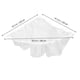 thumbnail image 5 of Hanging Toy Storage Plush Toy Organizer Corner Design For Children 180x120x120cm White Fabric 1Pcs, 5 of 5