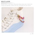 thumbnail image 2 of Masteelf Multilayer Beaded Shoe Chains for Sneakers Decorative Rice Bead Alloy Shoe Charm Chain, 2 of 8