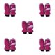 thumbnail image 2 of Moyic 3 pares de manoplas para niños, impermeables, fáciles de combinar, accesorios de esquí portátiles, diseño grueso para actividades Rosado 5Conjunto, 2 of 6