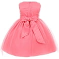 thumbnail image 2 of Flower Girl Dress Simple Sparkly Tulle Shinning Waist Belt for Baby & Infant Pink 18M TR1031, 2 of 2