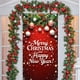 thumbnail image 4 of Cubierta de puerta de Navidad de 35 X 71 pulgadas, patrón de Santa Claus, decoración de puerta de Navidad, decoración de fiesta de festival, 4 of 6
