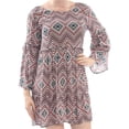 thumbnail image 2 of William Rast Vestido Multifractal Diamond Baby Doll para Mujer, Multicolor, Grande, 2 of 2
