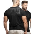 thumbnail image 2 of Gymish Squat Squad Gym Shirt for Men – Funny Workout T-Shirt with Rubber Back Design, Men's Gym Clothes, Fitness & Lifting Tee, 2 of 6