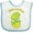 White and Blue, variant on Inktastic Little Brother Dinosaur Boys Baby Bib