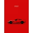 thumbnail image 2 of Rogan, Mark 15x18 Gold Ornate Wood Framed with Double Matting Museum Art Print Titled - Chev Corvette-Stingray Red, 2 of 4