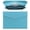 Cyan, variant on Wason A4 Document File PU Leather with Expanding Large Size Pockets Envelope Case Holder Paper Bills Stationery Tablet and PC, Perfect for Work Study Traveling (Light Blue)