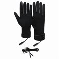 thumbnail image 6 of AuroraX Touchscreen Usb Heated Gloves Black Thick Thermal Velvet Winter Gloves Women Insulated Soft Gloves for Women, 6 of 6