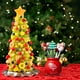 thumbnail image 4 of Tenedor navideño de silicona para frutas, tenedor para ensalada, tenedor de acero inoxidable para comida para niños con portavasos de cerámica, tenedor para frutas reutilizable, regalo de Navidad, 4 of 5