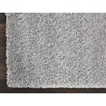 thumbnail image 5 of Nourison Malibu Shag Solid Shag Silver Grey 2'6" x 4' Area Rug, (3' x 4'), 5 of 8