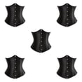 thumbnail image 3 of maskred Forme Corset à Lacets pour Femmes et Confortable Noir 6XL 5Set, 3 of 6