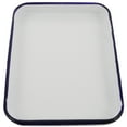 thumbnail image 2 of WEUVEB White Enamel Roasting Pan Nonstick Oven Safe Bakeware for Home Cooking and Baking, 2 of 9
