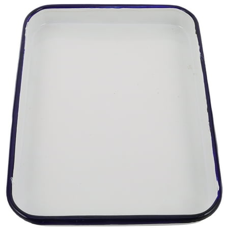 LOLIPPYY White Enamel Sheet Pan with Lid, Easy to Clean Baking Dish for Casserole Dishes, 1 Piece