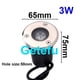 thumbnail image 3 of Foco LED para jardín subterráneo, 3 W, 5 W, 7 W, 10 W, 12 W, resistente al agua, IP67, para exteriores, empotrado en el suelo, iluminación de terraza exterior, 220 V CC, 12 V y 24 V, 3 of 5
