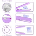 thumbnail image 4 of Food Bag Heat Sealer Handheld, Portable Food Sealer Bag Resealer for Food Storage with Power Cable - Purple, 4 of 7