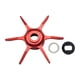 thumbnail image 4 of Accesorio de arrastre Star para carrete de pesca, modificado, práctico, resistente, de repuesto, con llave de descarga de freno, ligero, de metal de Rojo, 4 of 8