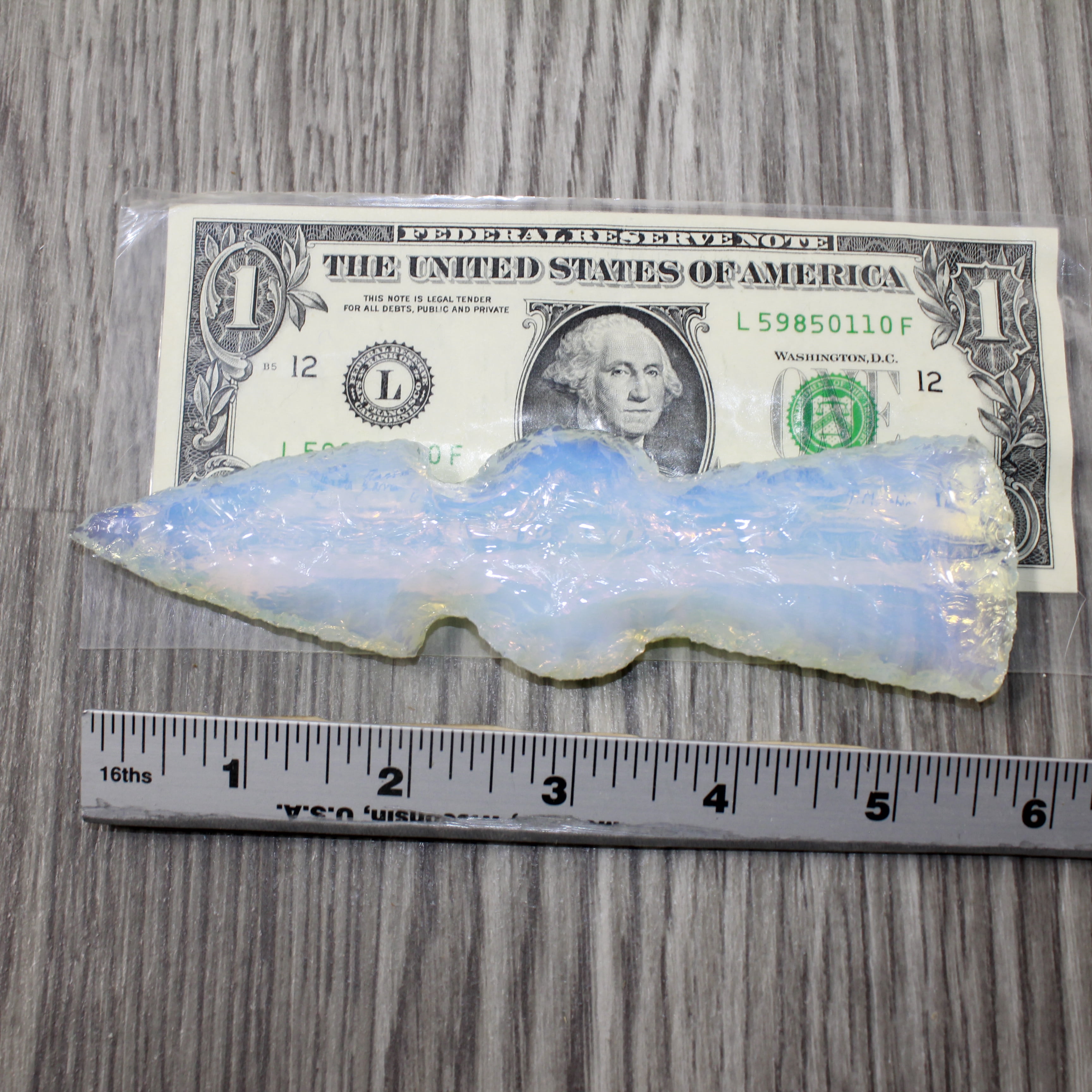 1 Opalite Ornamental Tomahawk Head #6244  Ax Axe Hatchet