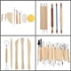 thumbnail image 4 of Juego de Herramientas de artesanía de cerámica, 42 Uds., Kit de herramientas combinadas de modelado y escultura de arcilla, 4 of 8