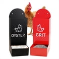 thumbnail image 1 of Comedero de Conchas de Ostras y para Pollos. Comedero Metálico para Pollos. Accesorios para Gallineros. Comedero Automático para Pollos., 1 of 5