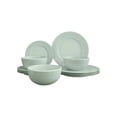 thumbnail image 1 of Vajilla de Porcelana de Hueso Willowmist, 12 Piezas Para 4 Personas, Color Verde, 1 of 5