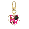 thumbnail image 1 of Body Poultry Gold Heart Keychain Metal Keyring Holder, 1 of 3