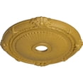 thumbnail image 3 of Ekena Millwork 27 1/2"OD x 3 7/8"ID x 2 1/4"P Heaton Ceiling Medallion (Fits Canopies up to 6 1/2"), Hand-Painted Iridescent Gold, 3 of 6