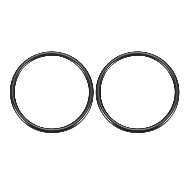 2pcs Negro universal de juntas tóricas 130 x 8.6mm Buna-N Material Aceite sello de ojales