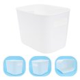 thumbnail image 3 of Zcyifa storage basket Plastic Kitchen Bathroom Desktop Sundries Sasket Storage Basket for Sorting Size S (White), 3 of 10