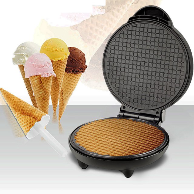 Ice Cream Cone Machine, Rapid Heating Egg Roll Maker, Kitchen Accessory For Restaurant EU 220V Home