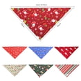 thumbnail image 3 of Dog Bandana Scarf Washable Triangular Bibs Pet Adjustable Washable Kerchief Dog Bandana for Small and Large Dogs Party Supplies, 3 of 4