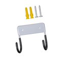 thumbnail image 4 of Tablero de planchar perchero de la pared de la pared resistente con tornillo de tornillo soporte para planchar metal para lavandería para lavandería Gris plateado, 4 of 8