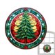 thumbnail image 1 of Calcomanías de ventana de árbol de Navidad, cubiertas de ventana estáticas de invierno, pegatinas de ventana de Navidad para ventana de vidrio, 1 of 3