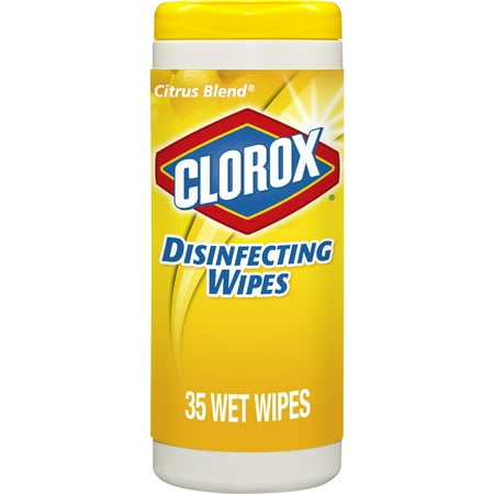 Clorox Disinfecting Wipes, Bleach Free Cleaning Wipes - Crisp Lemon, 35 ct