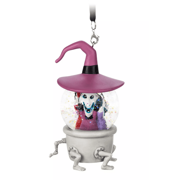 Disney Parks Nightmare Before Christmas Lock Shock Barrel Snowglobe Ornament New