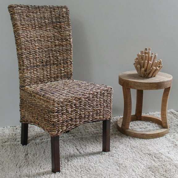 International Caravan Bali Arizona Woven Abaca Dining Chair