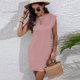 thumbnail image 5 of Vestido sin mangas de rayas jacquard de verano para mujer - Cintura imperio, corte holgado, largo hasta la rodilla, para vacaciones - Tallas S-XXL, 5 of 8