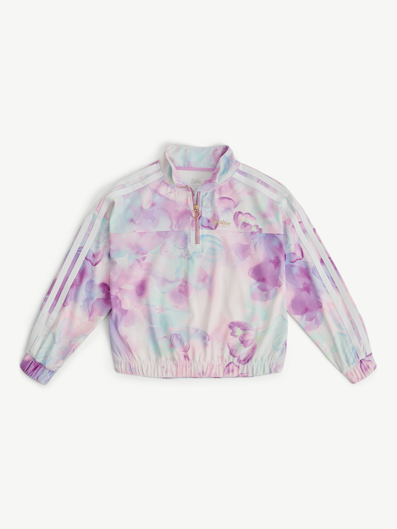 Justice Girl's Track 1/2 Zip Jacket, Sizes XS - XLP