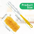 thumbnail image 4 of ZQZiQi 30-Count Disposable Duster Refills with 1 Handle, Compatible with Swiffers, 360°   Electrostatic Dust Trapping Replacement Heads for Home Furniture & Electronics Cleaning, 4 of 6