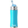 Pura Kiki Stainless Steel Straw Cup, 11 ounce
