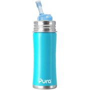Pura Kiki Stainless Steel Straw Cup, 11 ounce