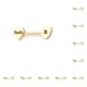 thumbnail image 1 of Qarigey Anillo para pezones Exquisito Sexy Chicas jóvenes Adorno para el pecho Joyas Piercings Decoración para el cuerpo para mujeres Golden Type1 NO1, 1 of 6