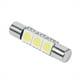 thumbnail image 5 of 3 SMD 5050 Luz de Espejo 10 piezas 3 SMD 29 30 mm 6641 Fusible Bombilla Led Vanidad Espejo Luz Parasol Lámpara Lámpara Blanca Bombilla Fusible Led 6641 Bombilla LED, 5 of 7