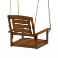 thumbnail image 3 of Furinno Tioman Hardwood Single Hanging Porch Swing with Chain, 3 of 5